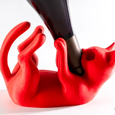 Giá đỡ rượu hình mèo Tipsy