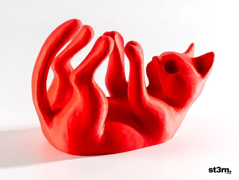 Giá đỡ rượu hình mèo Tipsy - Image 3