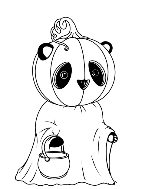 Gấu Trúc Halloween - Trick or Treat Panda - Image 4