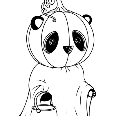 Gấu Trúc Halloween - Trick or Treat Panda