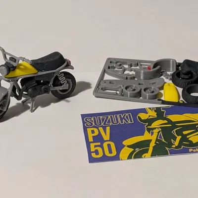 Mô hình Suzuki PV50 kitcard tỷ lệ 1:20