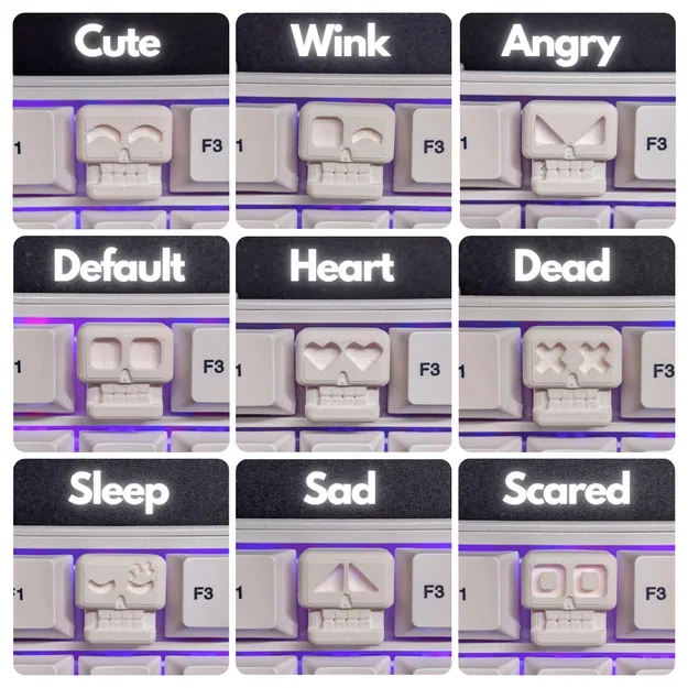 Nón Bàn Phím Hình Đầu Lâu 💀 - Image 4