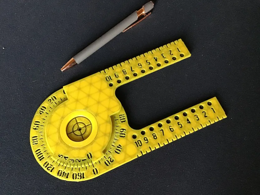 Bộ compa, thước đo góc & thước thẳng 360° đa năng - Image 1