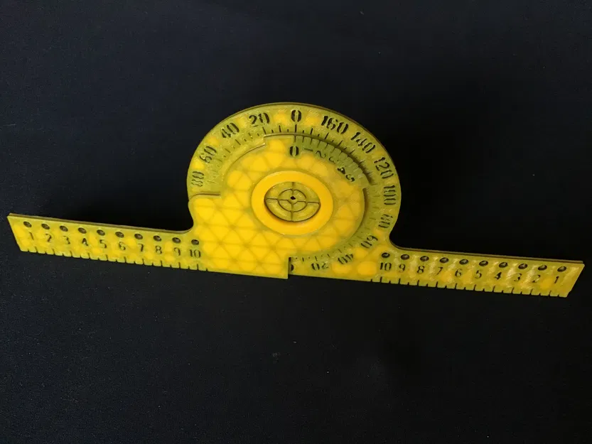 Bộ compa, thước đo góc & thước thẳng 360° đa năng - Image 2