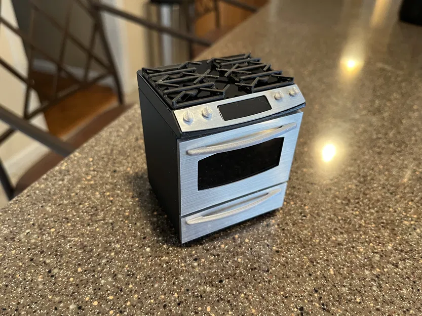 Mô Hình Bếp Ga Nhà Búp Bê Tỉ Lệ 12:1 - Image 1