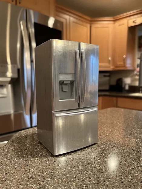 Tủ Lạnh Nhà Búp Bê Tỉ Lệ 1:12 - Image 2