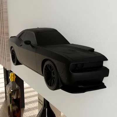 Mô hình Dodge Challenger Hellcat Treo Tường