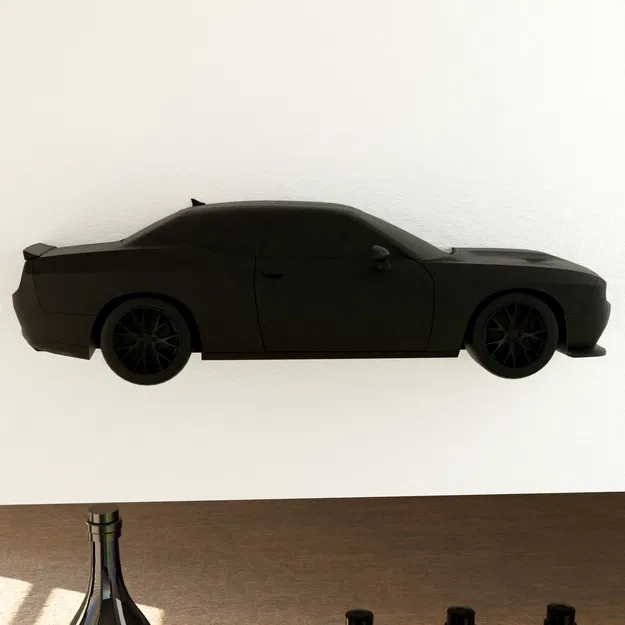 Mô hình Dodge Challenger Hellcat Treo Tường - Image 4