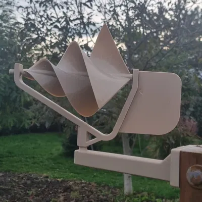 Tuabin Gió Archimedes Có Đế Gắn Tường và Bạc Lót Thay Vòng Bi