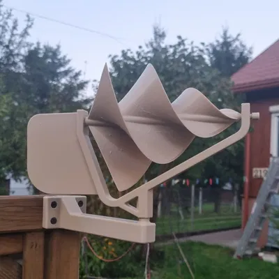 Tuabin Gió Archimedes Có Đế Gắn Tường và Bạc Lót Thay Vòng Bi