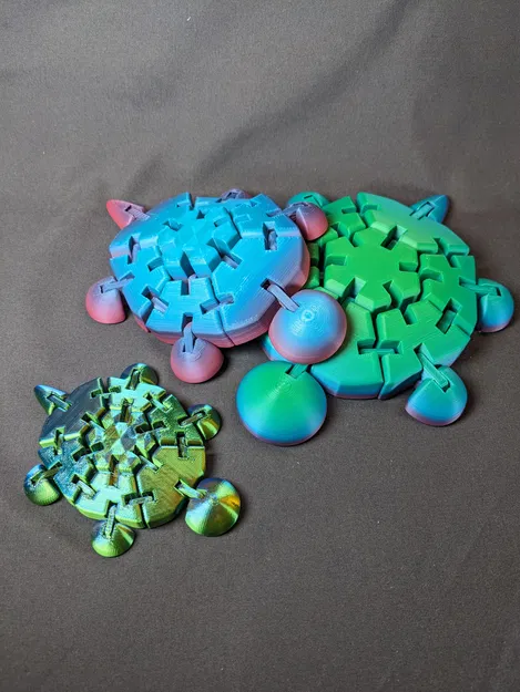 Rùa Fidget Khớp Nối Co Giãn In Liền - Image 2