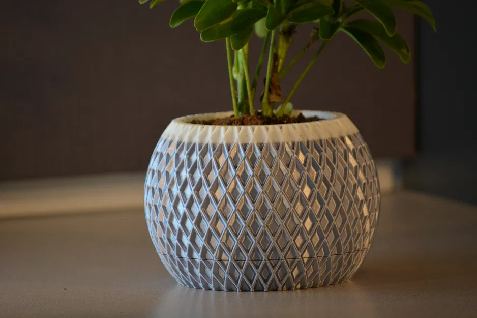 Chậu Cây Hiện Đại 002 - Có Khay Hứng Nước Ẩn - Image 4