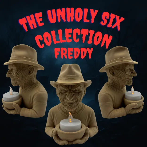 Bộ Sưu Tập The Unholy Six: Chân Nến Tealight Kinh Dị - Image 4