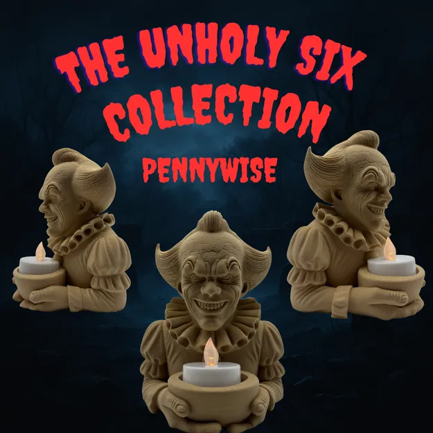 Bộ Sưu Tập The Unholy Six: Chân Nến Tealight Kinh Dị - Image 5