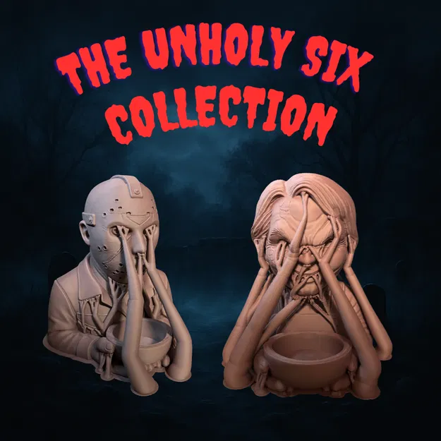 Bộ Sưu Tập The Unholy Six: Chân Nến Tealight Kinh Dị - Image 10