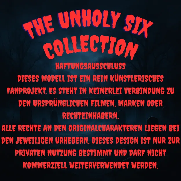 Bộ Sưu Tập The Unholy Six: Chân Nến Tealight Kinh Dị - Image 12