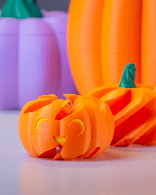 Mô Hình Bí Ngô Xoắn Ốc "Spiral Pumpkin Puzzle" - Image 3
