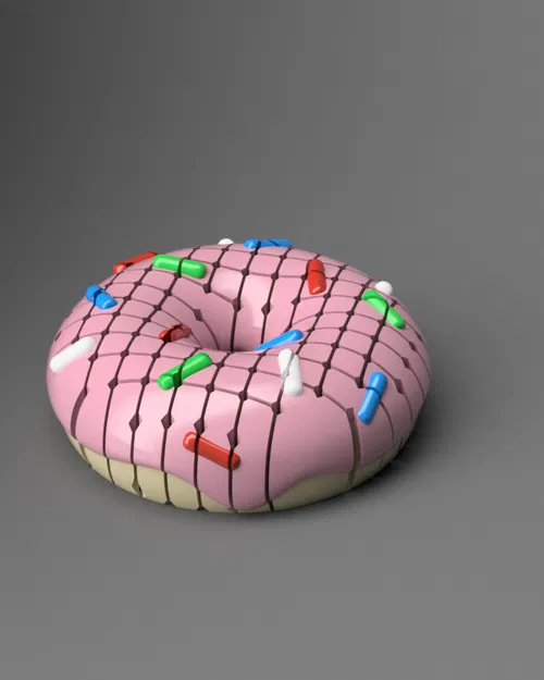 Floppy Donut - Bánh Donut Dẻo Có Khớp Nối - Image 5