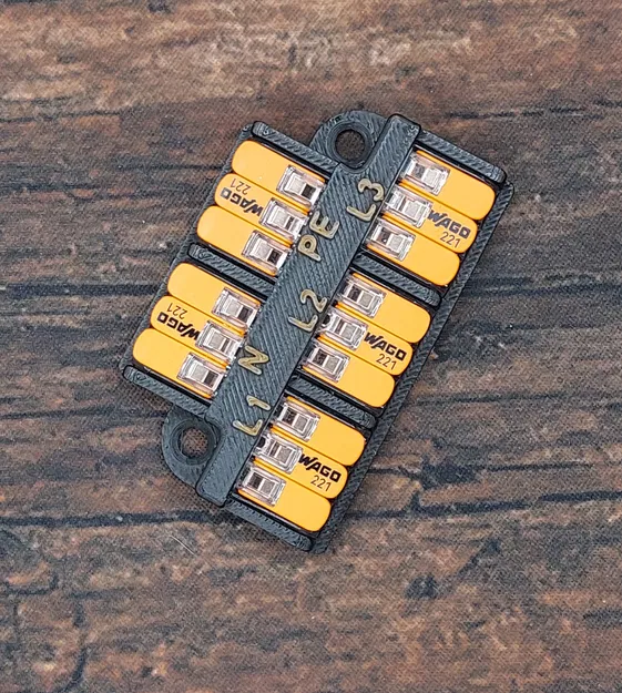 Đế giữ WAGO221 L1,L2,L3,N,PE - Image 2