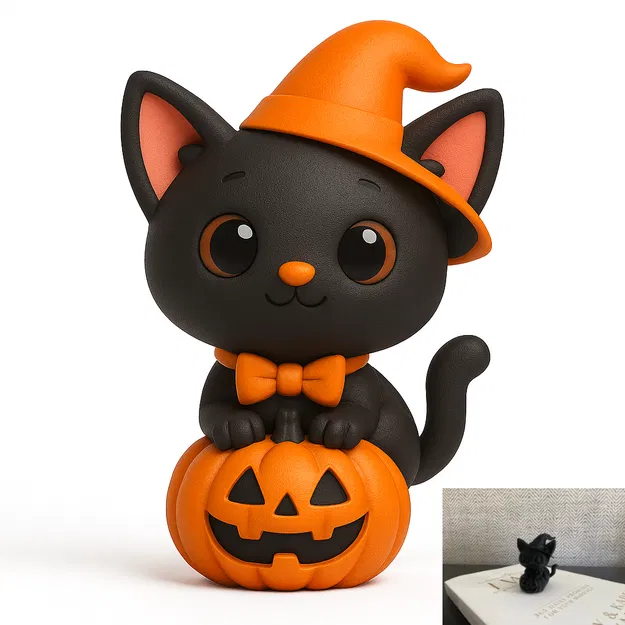 Mèo Halloween Dễ Thương - Image 1