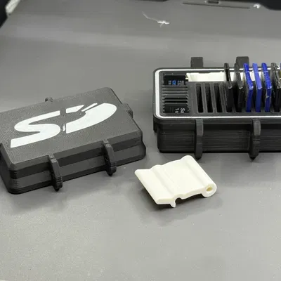 Hộp Đựng Thẻ SD & Micro SD Chống Sốc Có Logo SD