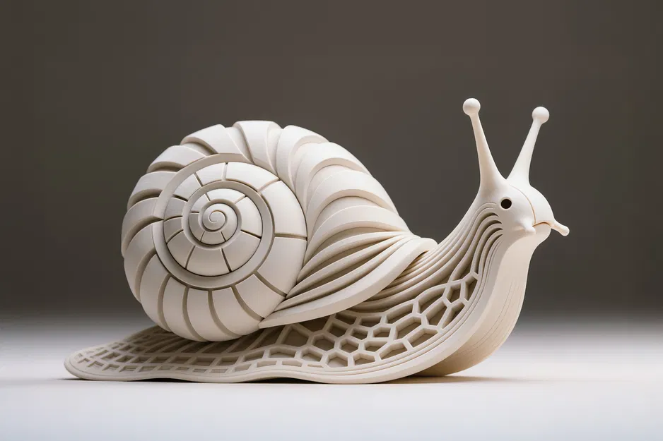 Schnecke, Hexa Sculpture - Tượng Chạm Khắc Lục Giác - Image 1
