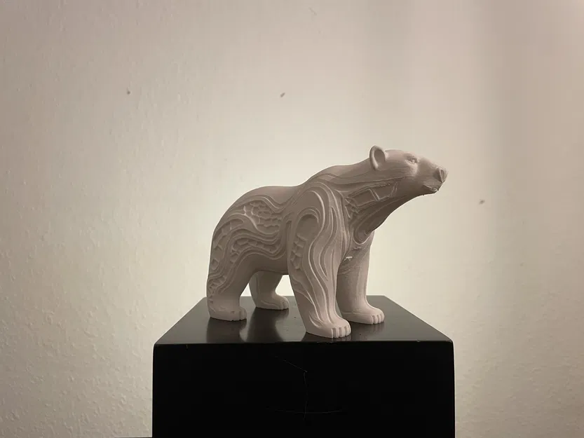 Tượng Gấu Bắc Cực Hexa - Image 2