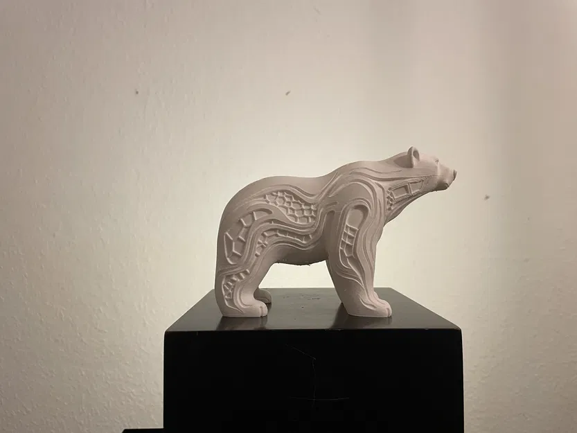 Tượng Gấu Bắc Cực Hexa - Image 3