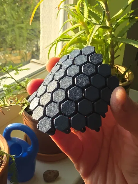 Vải Lục Giác Flex - In Liền Và Khớp Nối Hai Mặt - Image 1