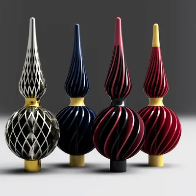 Chóp Cây Thông Noel – 4 Biến Thể Mô-đun Để Phối & Ghép