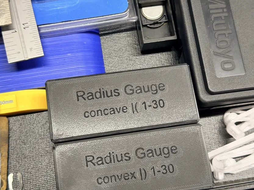 Bộ Đo Bán Kính và Hộp Có Nắp Gài - Image 2