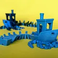 Mô Hình Bạch Tuộc Benchy Khớp Nối - Thumbnail 1