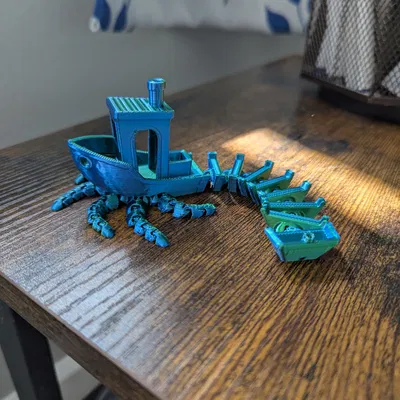 Mô Hình Bạch Tuộc Benchy Khớp Nối