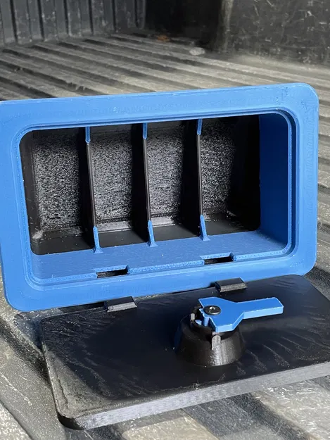 Hộc Bên Hông Thùng Xe Toyota Tacoma 2005-2015 - Chốt Gài Dây NRS hoặc Giữ Dụng Cụ - Image 3