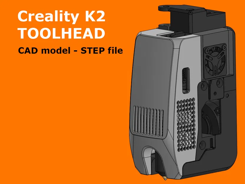Mô hình CAD đầu phun Creality K2 - Image 1