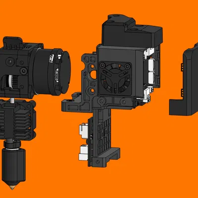 Mô hình CAD đầu phun Creality K2