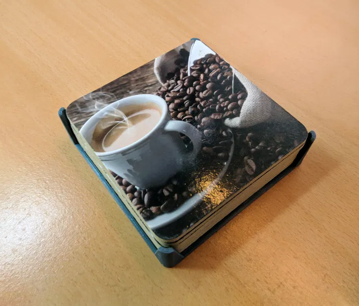 Chân Đế Ly Coaster Hình Voronoi - Image 3