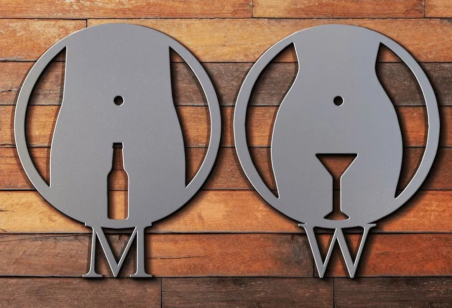 Biển hiệu phòng tắm nam nữ 1 - Image 5