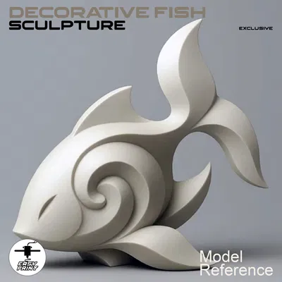 Tượng Trang Trí PEZ - Điêu Khắc Cá Phong Cách Hiện Đại