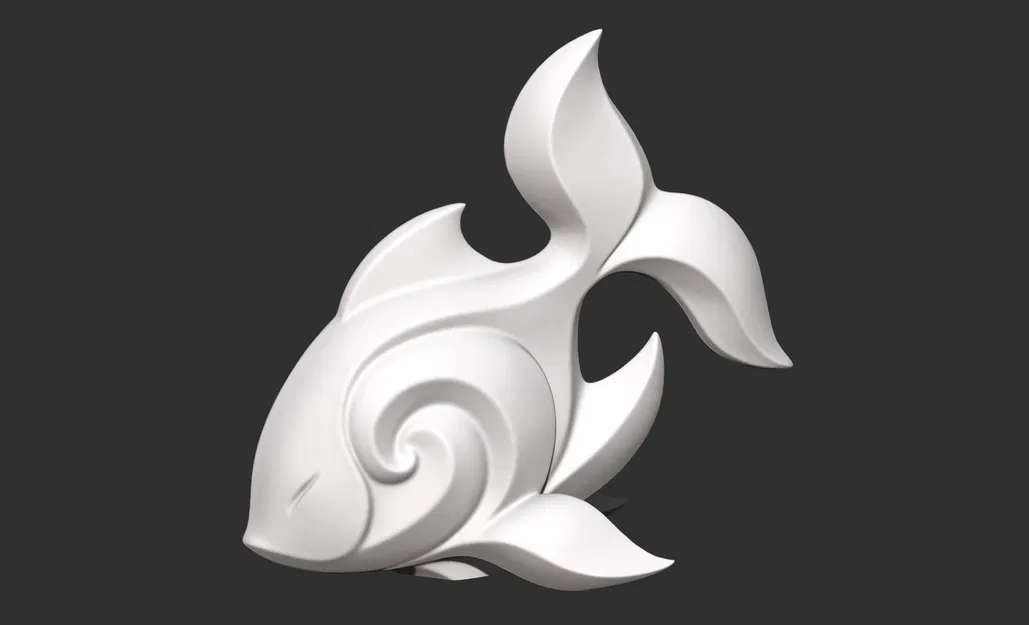 Tượng Trang Trí PEZ - Điêu Khắc Cá Phong Cách Hiện Đại - Image 5