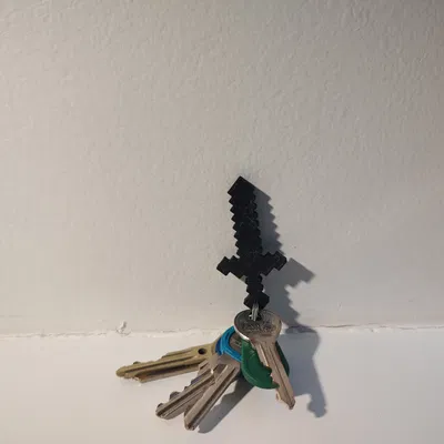 Móc khóa kiếm Minecraft