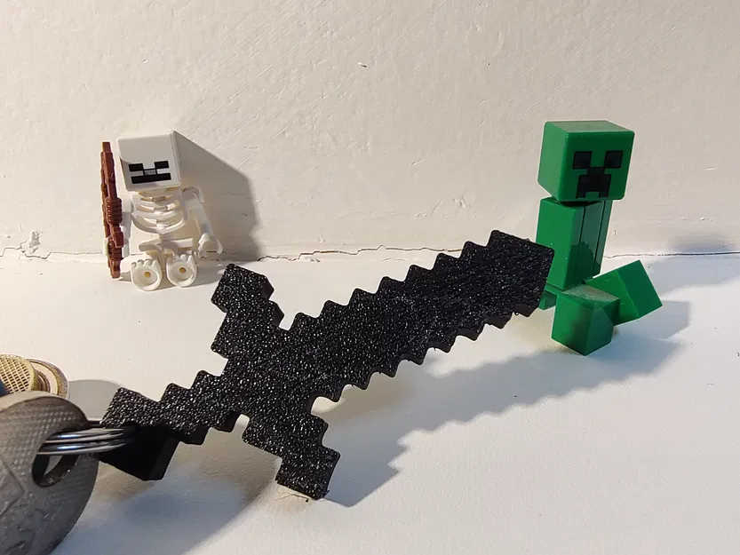 Móc khóa kiếm Minecraft - Image 5