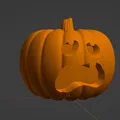Bộ 16 Bí Ngô Kinh Dị - Bộ Mẫu In 3D Halloween - Thumbnail 8