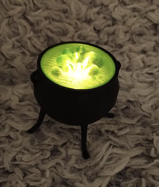 Vạc Lửa Lòe Lẹt Tealight – Trang Trí Halloween - Image 2