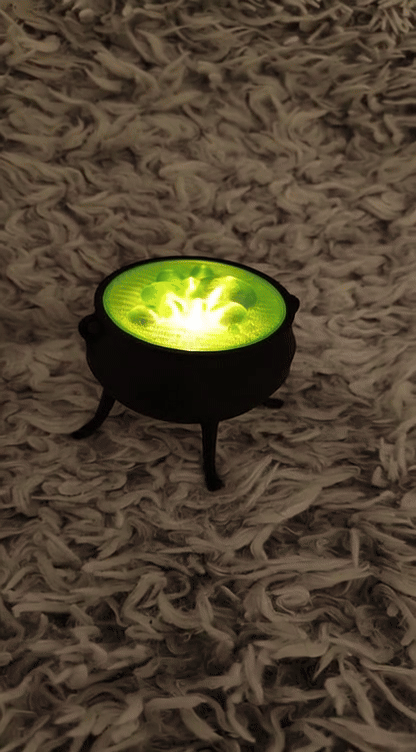 Vạc Lửa Lòe Lẹt Tealight – Trang Trí Halloween - Image 4