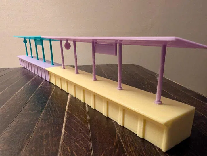 Sân ga Tàu hỏa H0, Bahnsteig Eisenbahnstation 1:87 - Image 2