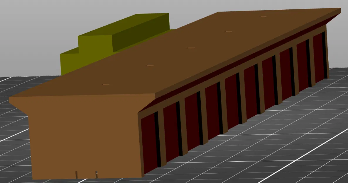 Sân ga H0, Bahnsteig Mitte Eisenbahnstation tỷ lệ 1:87 - Image 1