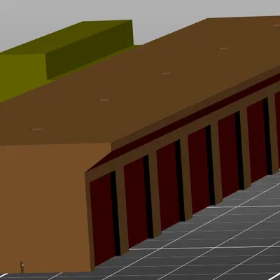 Sân ga H0, Bahnsteig Mitte Eisenbahnstation tỷ lệ 1:87