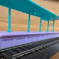 Sân ga H0, Bahnsteig Mitte Eisenbahnstation tỷ lệ 1:87 - Thumbnail 2