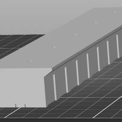 Sân ga H0, Bahnsteig Mitte Eisenbahnstation tỷ lệ 1:87